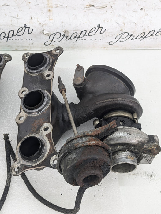 BMW E82 E88 135i N54 Engine Turbocharger Set 7563685/7563686 *CORES*