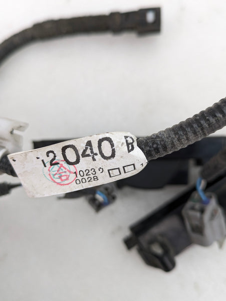 Toyota GZEA14 GR Corolla Rear Bumper License Plate Lights & Wiring Harness 82169-12040 *DAMAGED*