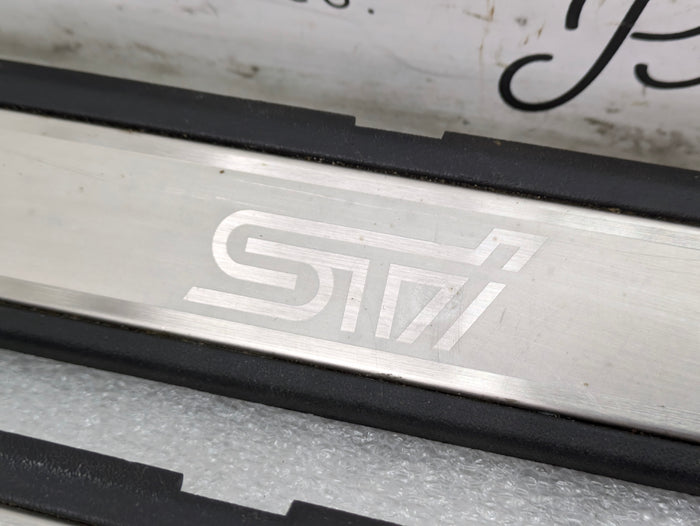 SUBARU WRX STI (GR) DOOR SILL TRIM (PAIR)