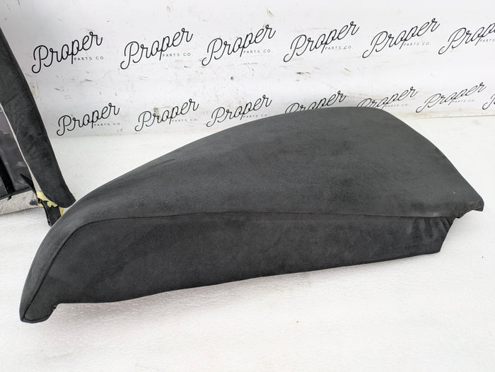 BMW E46 330i 328i 325i 323i ZHP M Sport Sedan Rear Split Folding Seats Complete Set Alcantara Cloth Laser