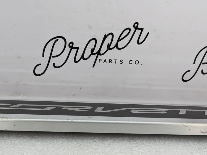Chevrolet C7 Corvette Stingray Left/Right Side Door Sill Trim Scuff Plate 22789326 *DAMAGED*