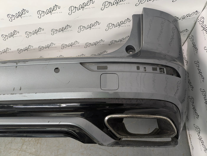 2021 Volvo V60 T6 R-Design Rear Bumper Assembly Osmium Gray Metallic (714) *DAMAGED*