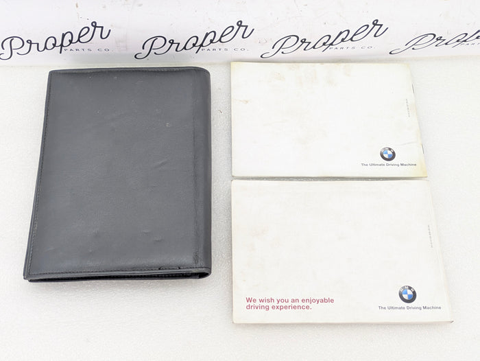 BMW E46 330Ci 325Ci Coupe Owners Radio Manual & Leather Slip Case 01410155309