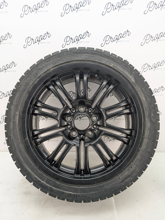 BMW E46 M3 OEM Black Staggered Style 67 Front M-Double Spoke Wheels/Rims Set Of 4 18X8 18x9 2229950/2229960 *Note*