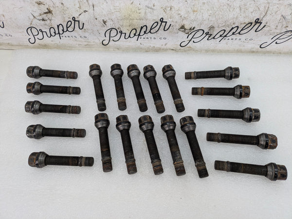 BMW F30 F31 F32 F33 F34 F36 3 & 4 Series Wheel Stud Conversion Set Lug Bolts Set (20 Pieces)