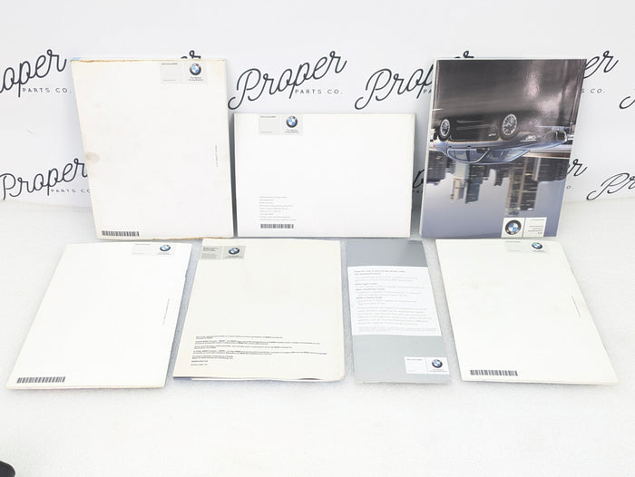 BMW E90 3 Series LCI Owners Manuals & Leather Case