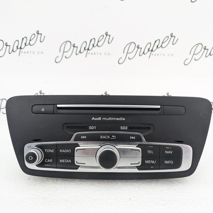 2018 Audi 8U Q3 MMI3G Radio Stereo GPS Navigation Media CD Player Head Unit 8U1035664G