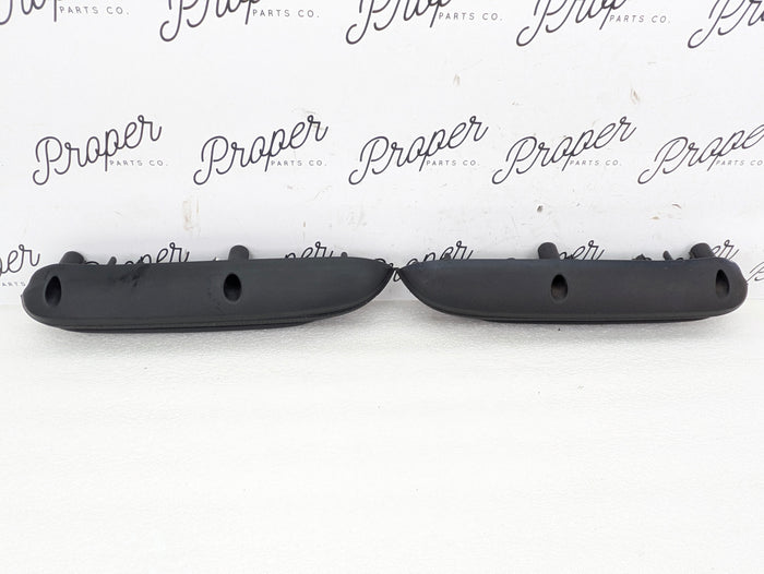 BMW E46 M3 330ci 325ci ZHP M Sport Coupe Rear Panel Armrest Set Black Cube Trim 8241211/8241212