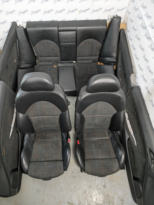 Bmw E46 M3 Coupe M Texture Interior Swap Set Kit Seats & Door Cards