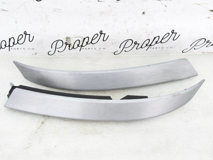 BMW E60 E61 M5 550i 535xi 530xi 525xi Aluminum Shadow Interior Console Door Vent Trim Set