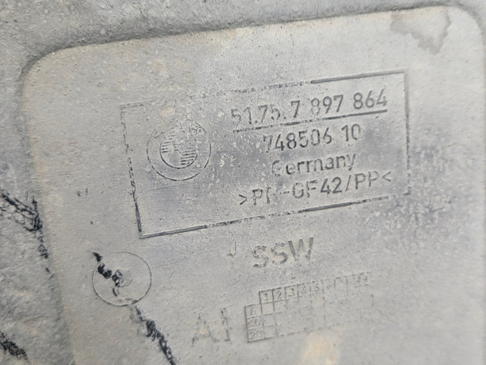 BMW E60 E61 M5/E63 E64 M6 SMG Transmission Center Splash Shield 7897864/7906479 *DAMAGED*