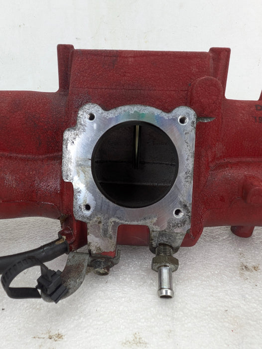 Subaru VA WRX STI EJ257 Engine Red Air Intake Inlet Manifold 14001AC360 *DAMAGED*