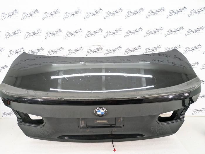 BMW F30 335xi 340xi 330xi 328xi 320i M3 Trunk Lid W/Aftermarket Spoiler Black Sapphire Metallic (475) 41007288757
