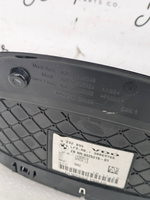 BMW F32 435xi 435i Gauge/Instrument Cluster KM/H 9232895