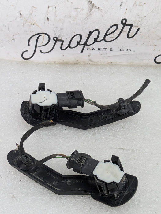 BMW F30 340xi Rear Bumper PDC Parking Distance Control Sensors W/Bumper Bracket Alpine White (300) 9261587