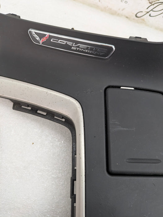 Chevrolet C7 Corvette Stingray Z51 Center Console Shifter Surround Trim Assembly 22940550 *DAMAGED*