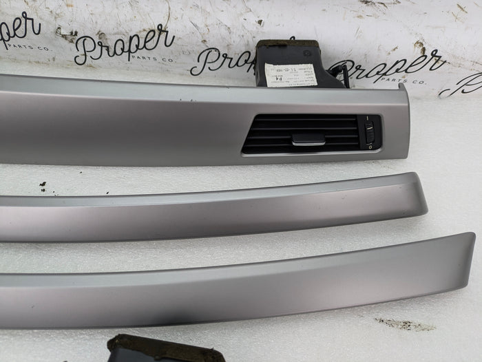BMW E90 E91 325xi 335xi 330xi 328xi 323i Non-iDrive/Navigation Silver Interior Trim Set