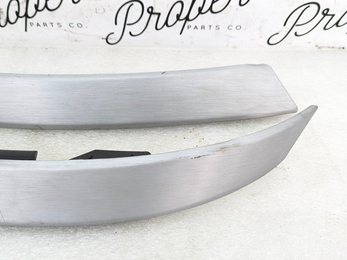 BMW E60 E61 M5 550i 535xi 530xi 525xi Aluminum Shadow Interior Console Door Vent Trim Set