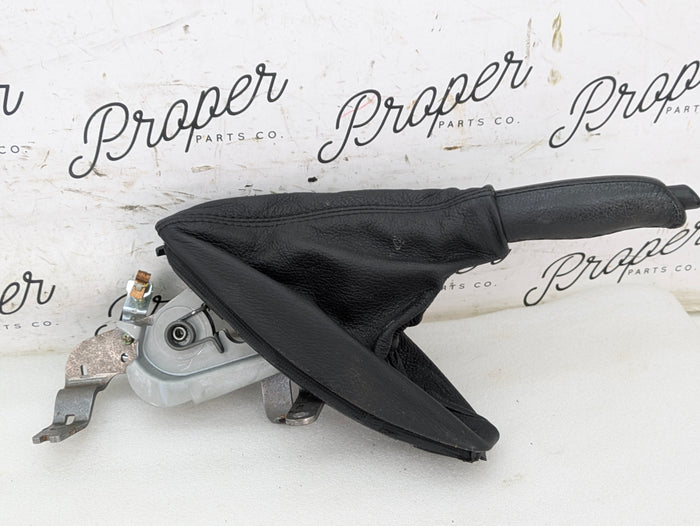 BMW E46 330i 330ci Emergency Parking Brake Lever Handle W/Black Leather Boot 1164489