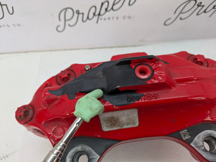Chevrolet C7 Corvette Stingray Front & Rear Brembo Brake Calipers Set Red 20C79021/20C79022/20B95348/20B95347 *NOTE*