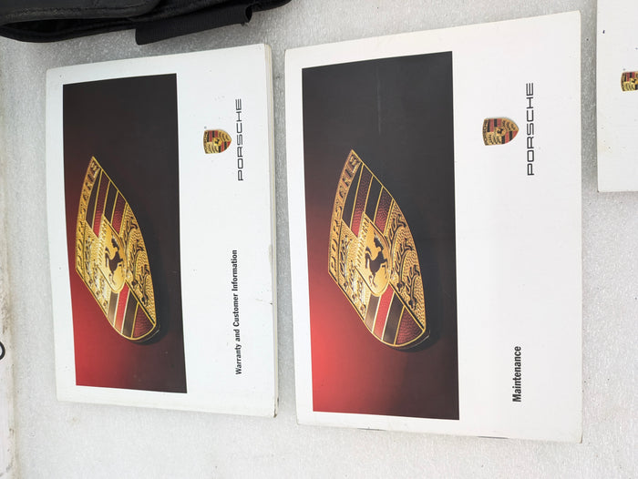Porsche 996 911 Carrera 4 Cab Owners Manual W/Booklet Case & Vehicle Info Books Wkd99602102
