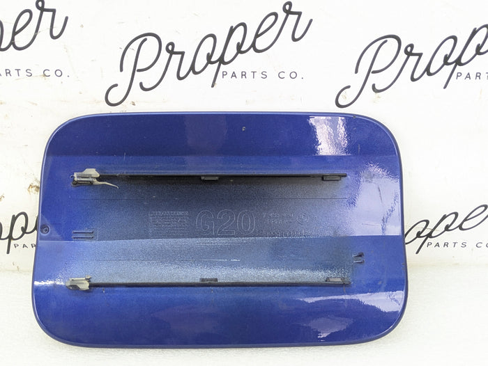 BMW G20 330ix M340ix 330ex G80 M3 Fuel Filler Gas Door Portimao Blue Metallic (C31) 7433430