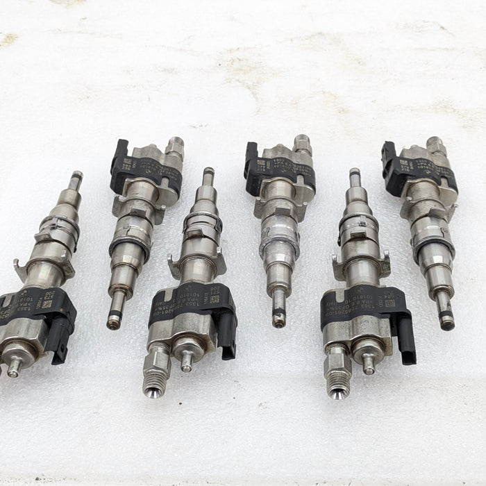 BMW E90 E92 E93 335i 335xi N54 High Pressure Fuel Injectors Index 9 (Set Of 6) 7585261-09 *Damaged*