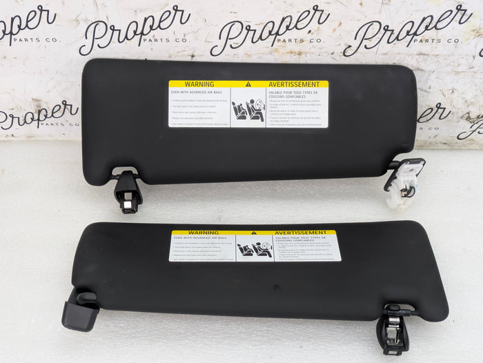 BMW F36 F32 F30 F31 F34 435xi 440xi 428xi 430xi Left & Right Black Sun Visor Set 8061314/8061313 *DAMAGED*