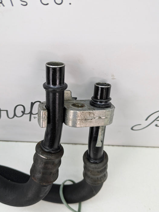BMW E82 E88 135i N55 N54 Engine Oil Cooler Flow & Return Lines Hoses Set Pair 17227573273/17227573274