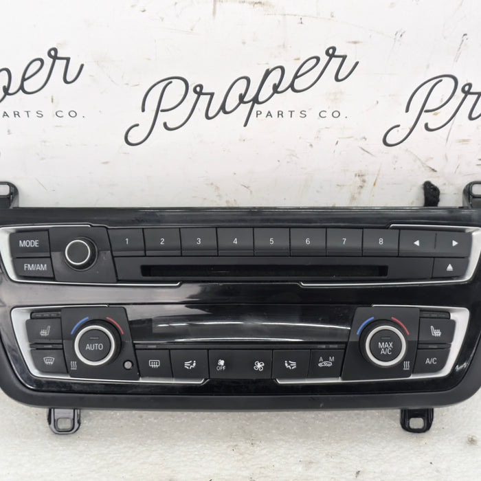 BMW F32 435xi 428xi HVAC Control/Radio Buttons W/Trim 9287341/9226785