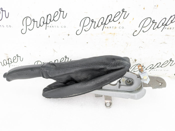 BMW E46 M3 Emergency Parking Brake Lever Handle W/Black Leather Boot 1164489