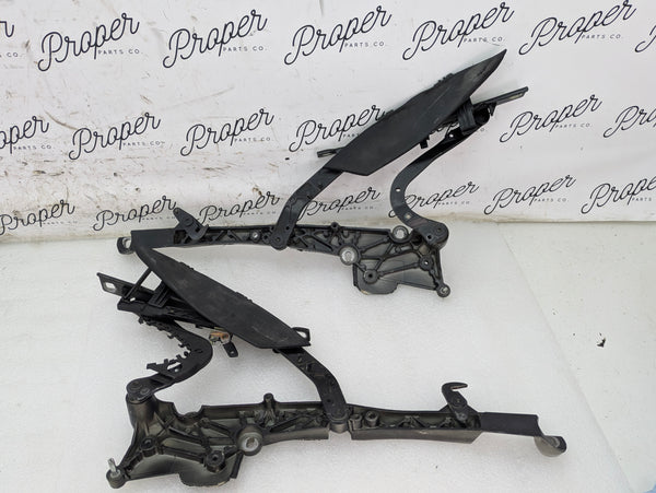 Porsche 996.2 911 Carrera 4 Cabriolet Convertible Roof Soft Top Left/Right Hinge Set W/Flaps