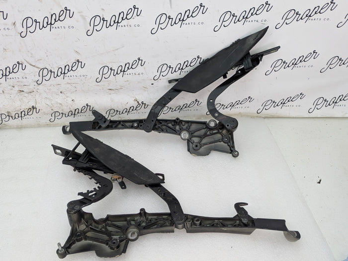 Porsche 996.2 911 Carrera 4 Cabriolet Convertible Roof Soft Top Left/Right Hinge Set W/Flaps