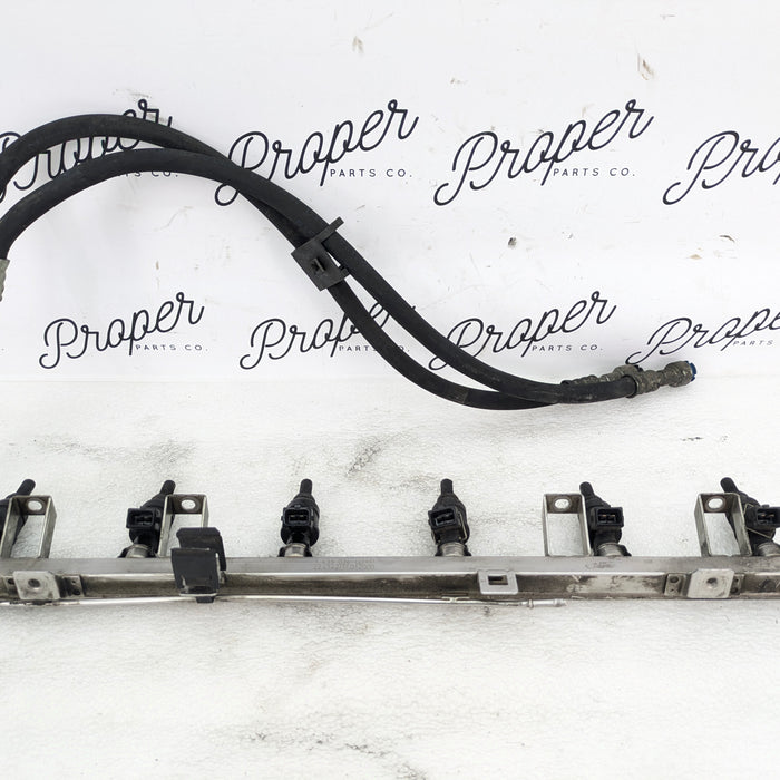 BMW E46 328ci 323ci M52 Fuel Rail Injector Tube & Fuel Injectors 1433024/1427240