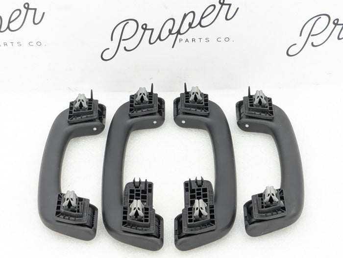 BMW F30 335xi 340xi 330xi 328xi M Sport Black Upper Headliner Roof Grab Handle Set