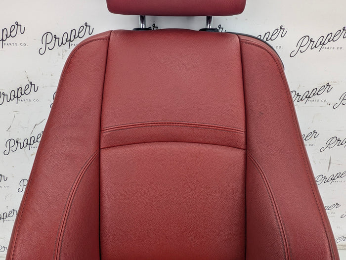 BMW E92 M Sport Interior Seats Set Coral Red Leather 8695884/6970729/6970730/9168956/6962584/7119846/7119815