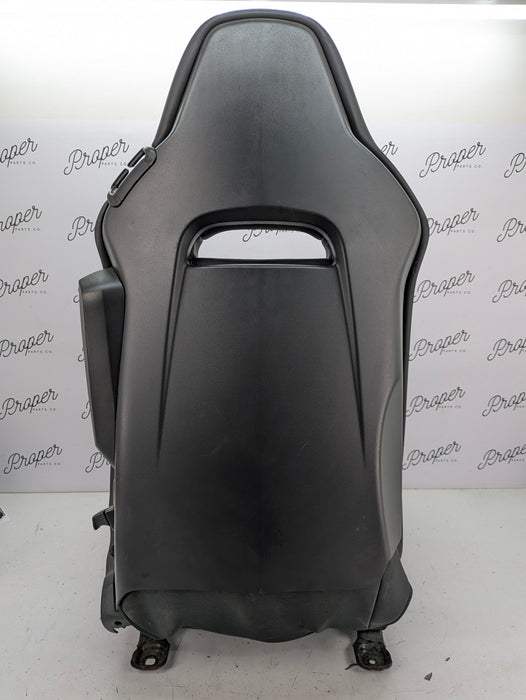 Chevrolet C7 Corvette Stingray Z51 2LT Left/Driver Side GT Milano Leather Heated & Vented Seat Jet Black (195) *DAMAGED*