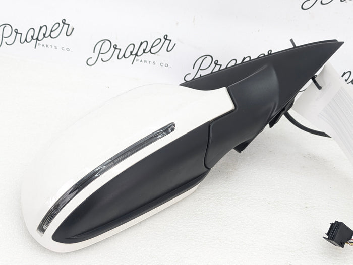 2015-2018 Audi 8U Q3 Passenger Right Side Mirror Cortina White 8U1857410F