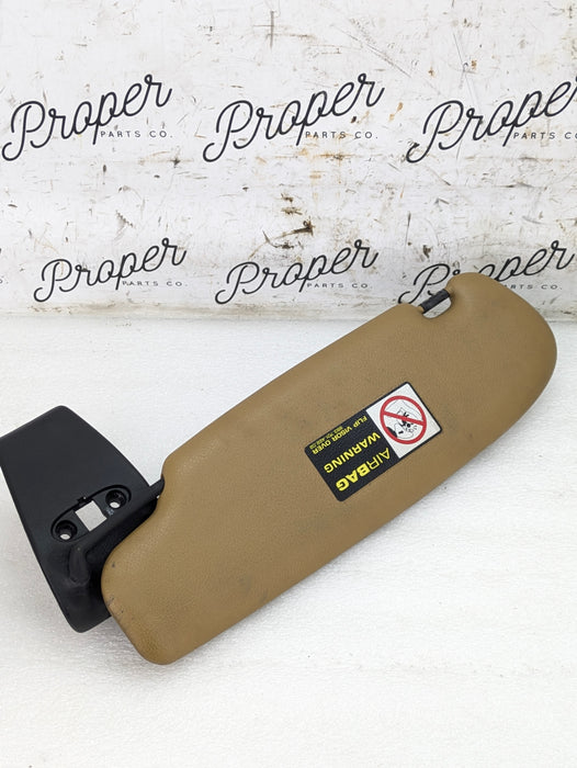 Porsche 996.2 911 Carrera 4 Cabriolet Convertible Right/Passenger Side Sun Visor Savanna Beige 99656160800