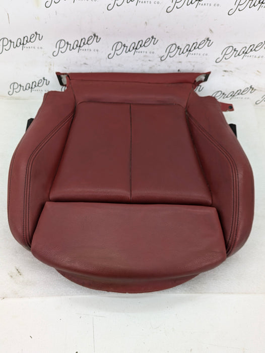BMW F22 228xi M235xi 230xi M240xi Left/Right Front Coral Red Leather Sport Seat Heated Bottom Cushion