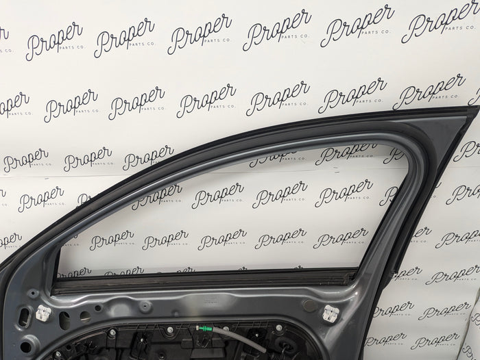 2021 Volvo V60 T6 R-Design Right/Passenger Side Front Door Osmium Gray Metallic (714)