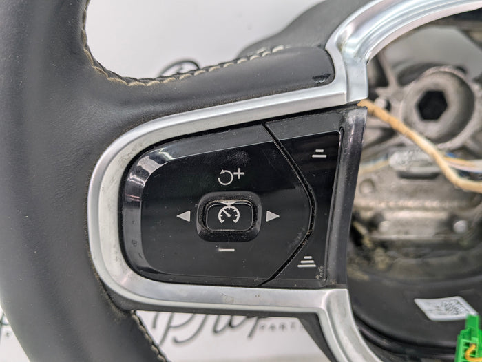 2021 Volvo V60 T6 R-Design Black Leather Steering Wheel & Buttons 32288776
