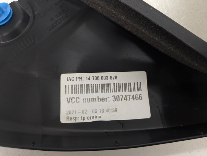 2021 Volvo V60 T6 R-Design Right/Passenger Side Front Door Interior Window Molding Trim 30747466