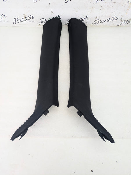 BMW F32 F36 F82 435xi 440xi 430xi 428xi M4 Driver/Passenger Black A Pillar Trim Cover Set 7276887/7276888