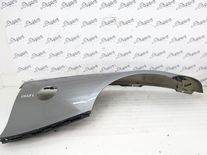 BMW E85 Z4 02-08 Passenger Right Front Fender Sterling Grey Metallic (472)