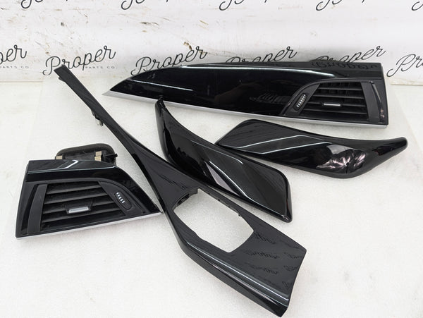 BMW F22 228xi M235xi 230xi M240xi Gloss Black Interior Trim Cover Set