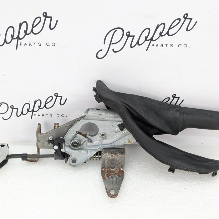 BMW F30 335xi Black Leather Parking Brake Lever/Handle/Boot 6799101/7846807