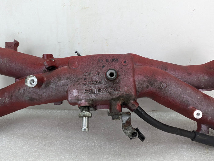 Subaru VA WRX STI EJ257 Engine Red Air Intake Inlet Manifold 14001AC360 *DAMAGED*