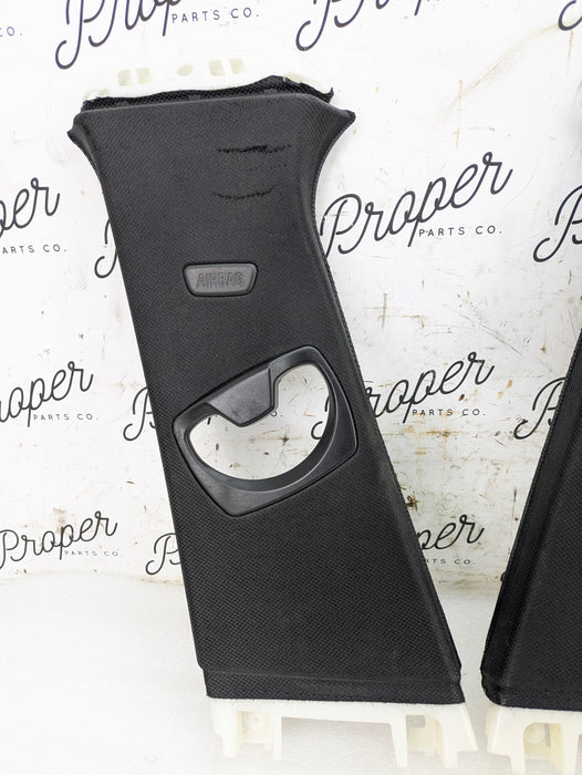 BMW F30 F80 340xi 330xi 335xi 328xi 320xi M3 M Sport Black Left & Right B-Pillar Set 7220997/7220998