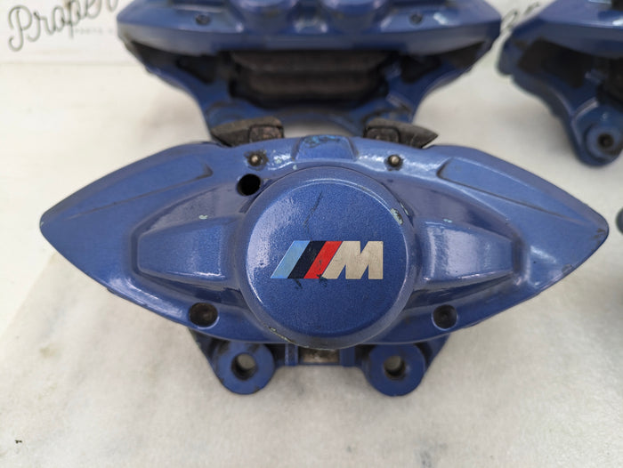 BMW F30 F31 F32 F33 F36 340 440 435 335 M sport Brembo Blue Brake Caliper Set Front & Rear